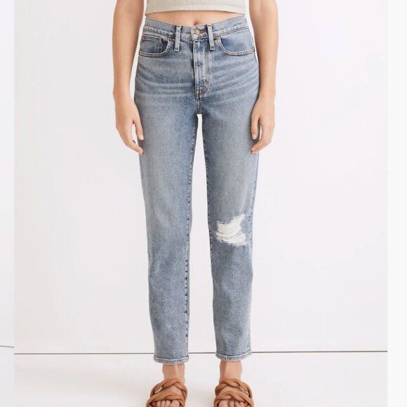 Madewell NF764 The Tall Girljean in Berryton Wash: Distressed NWT size 23 Tall - Picture 4 of 16